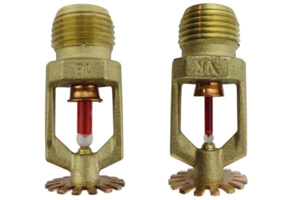 Standard response vs quick response sprinkler