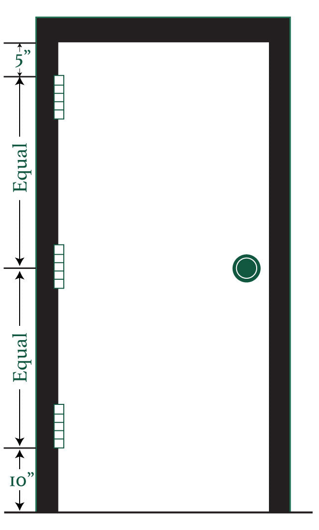 hinge placement diagram