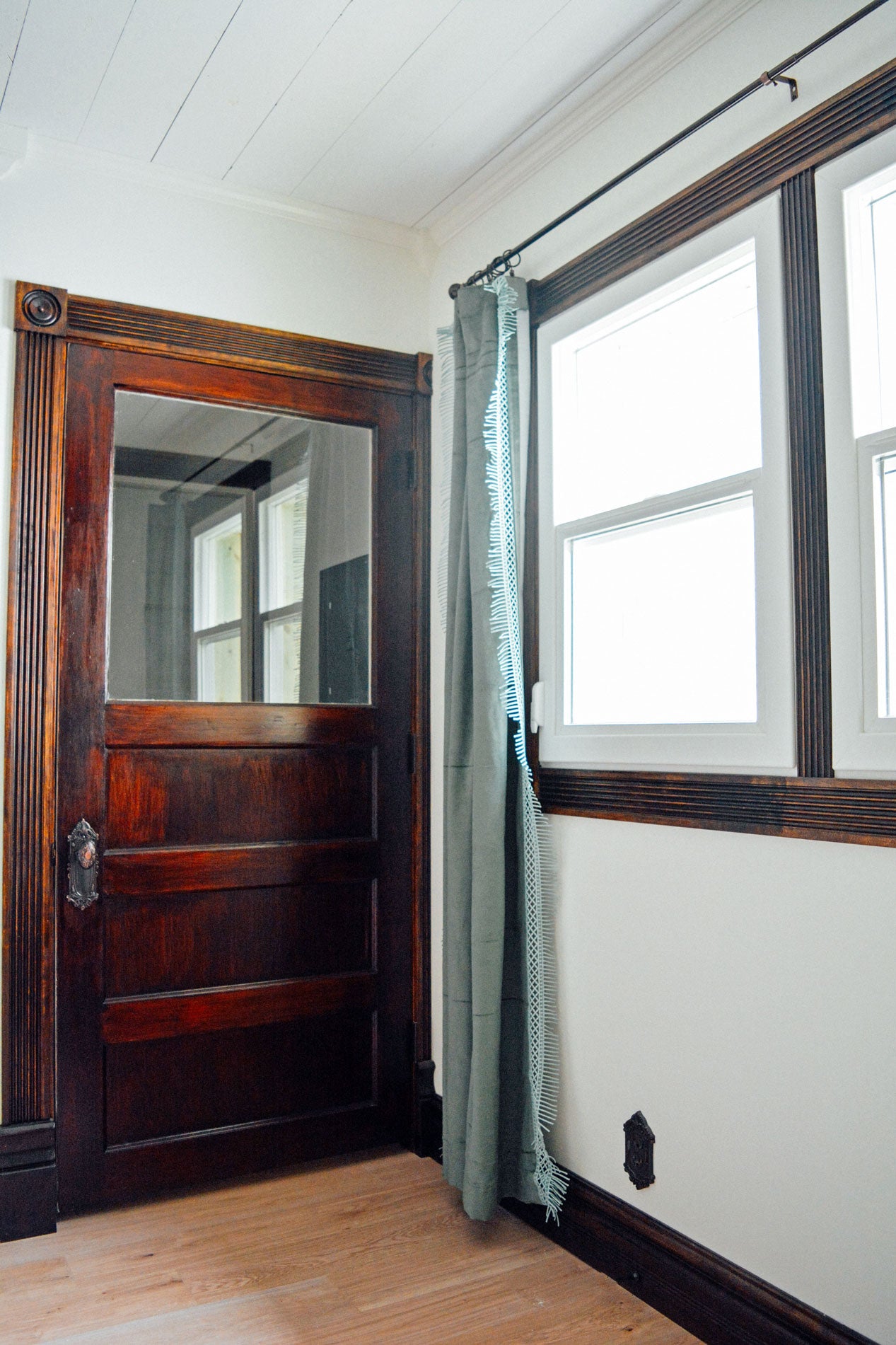 vintage home interior with brass hardware accessories victorian