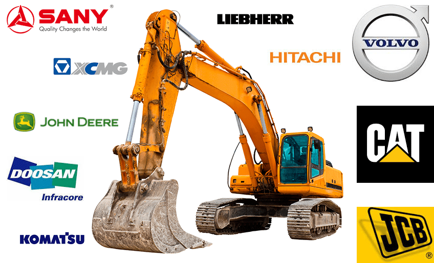 excavator brands